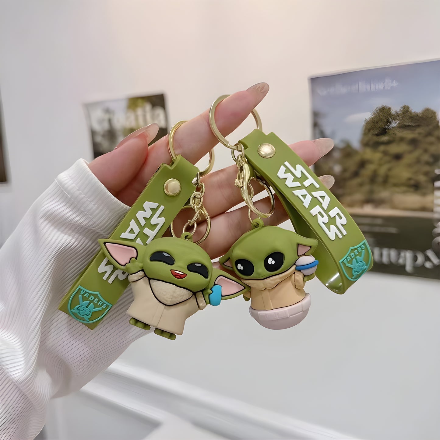 MysticEars | Llavero figura Baby Yoda