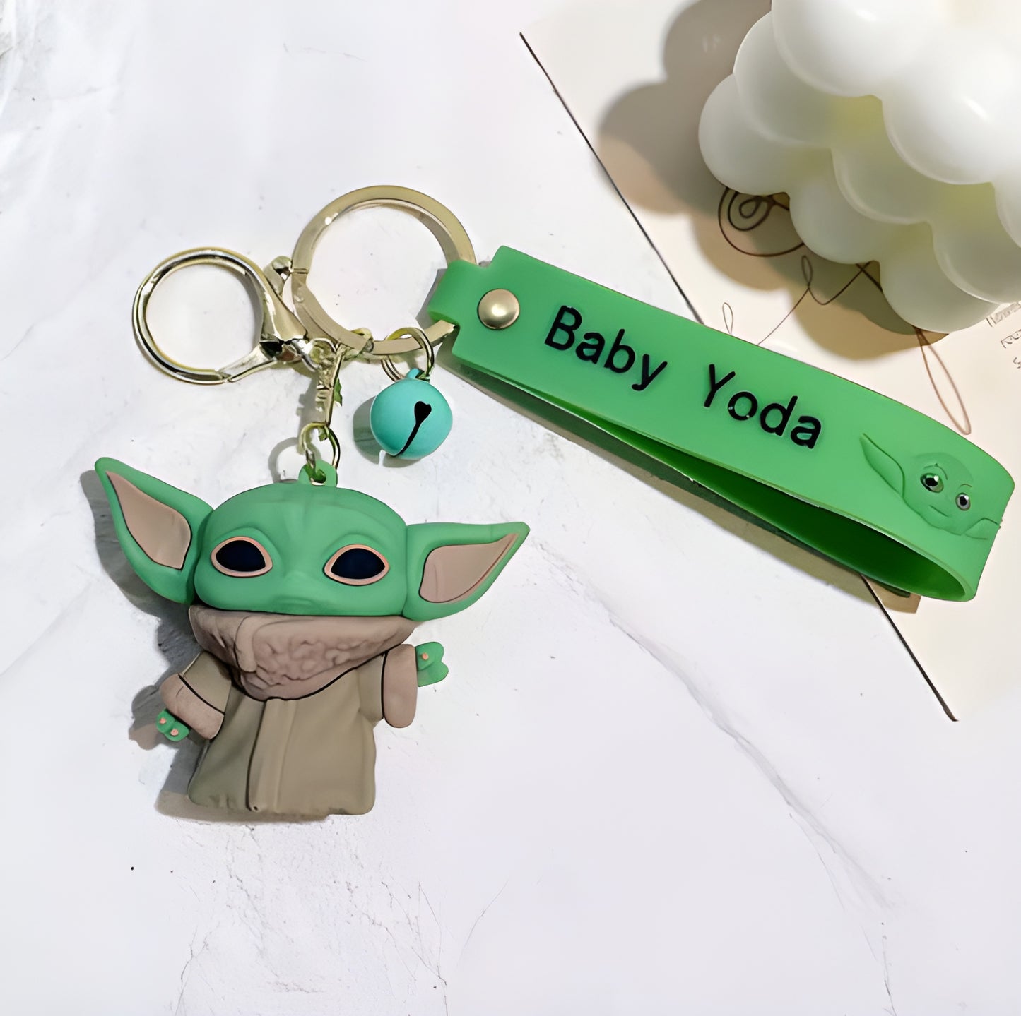 MysticEars | Llavero figura Baby Yoda